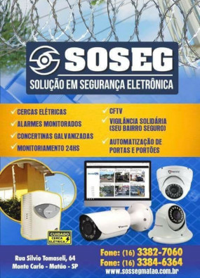 SOSEG - Soluções em Segurança Eletrônica Guariba SP